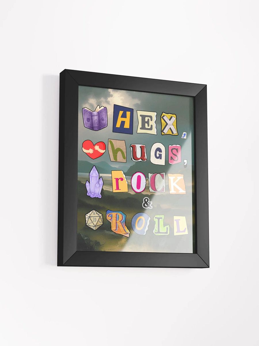 Hex, Hugs, Rock & Roll Framed Print product image (37)
