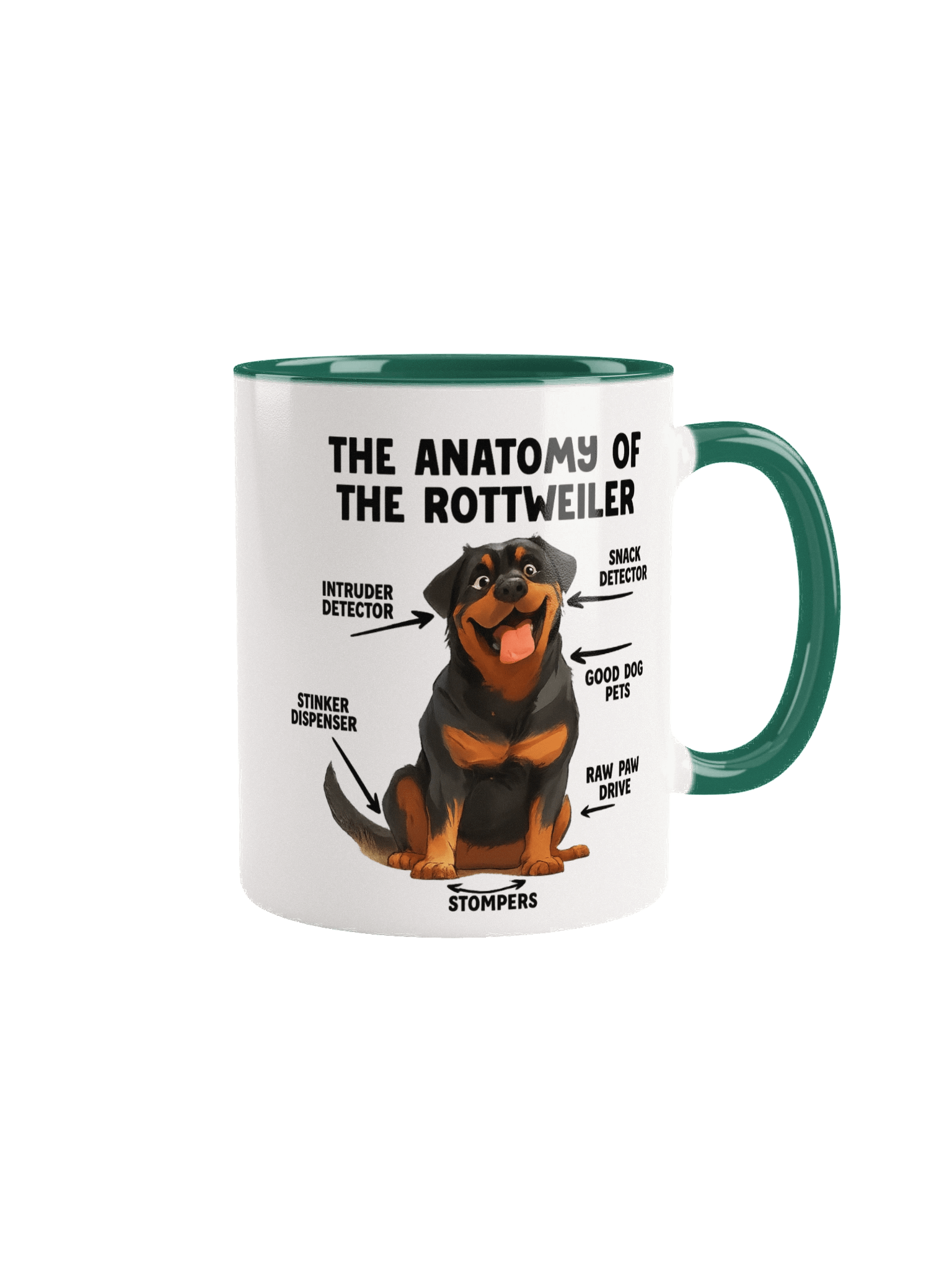 Rottweiler Anatomy Ceramic Mug product image (5)