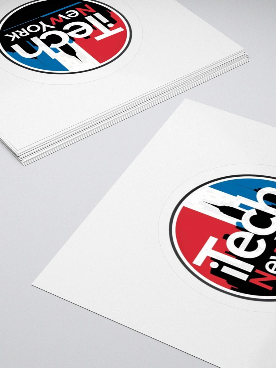 iTechNewYork Logo Kiss Cut Stickers product image (10)