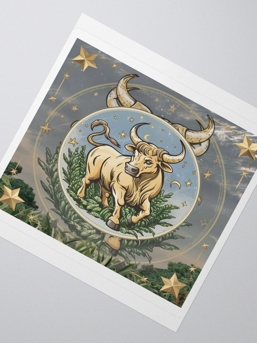 Exclusive Taurus Zodiac Sticker - Bull with Celestial Design - Premium Vinyl product image (4)