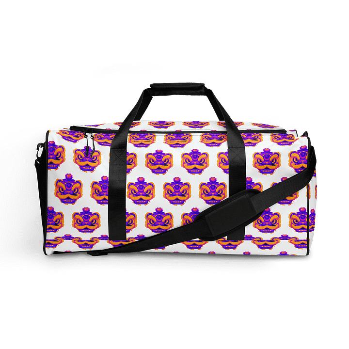 Dragon Dance Mask Mosaic Duffle Bag product image (1)