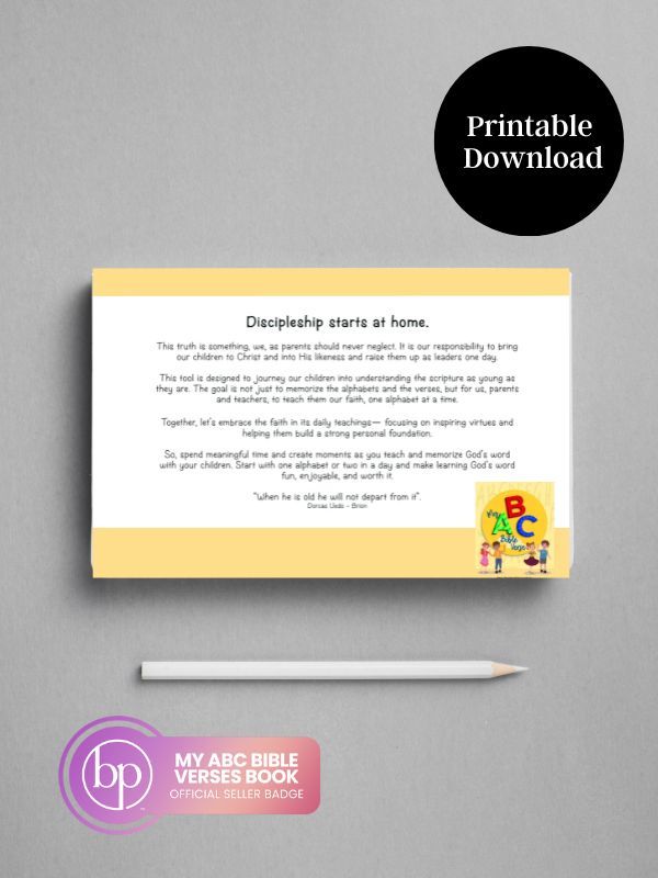 ABC Bible Verse Book and Tracing Pad Set product image (3)
