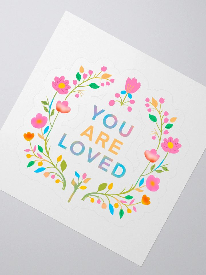 You Are Loved Floral Sticker Set product image (5)