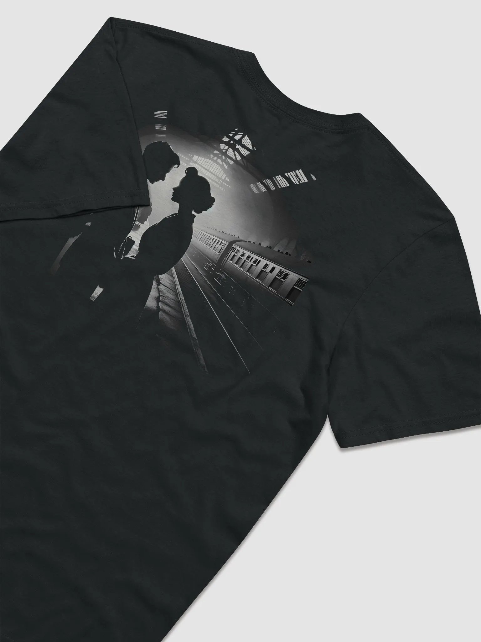 Parting Glance: Romance on the Railway Platform (Womens Tee) product image (5)