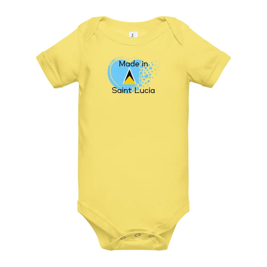 Heartfelt Made in Saint Lucia Baby Onesie product image (10)