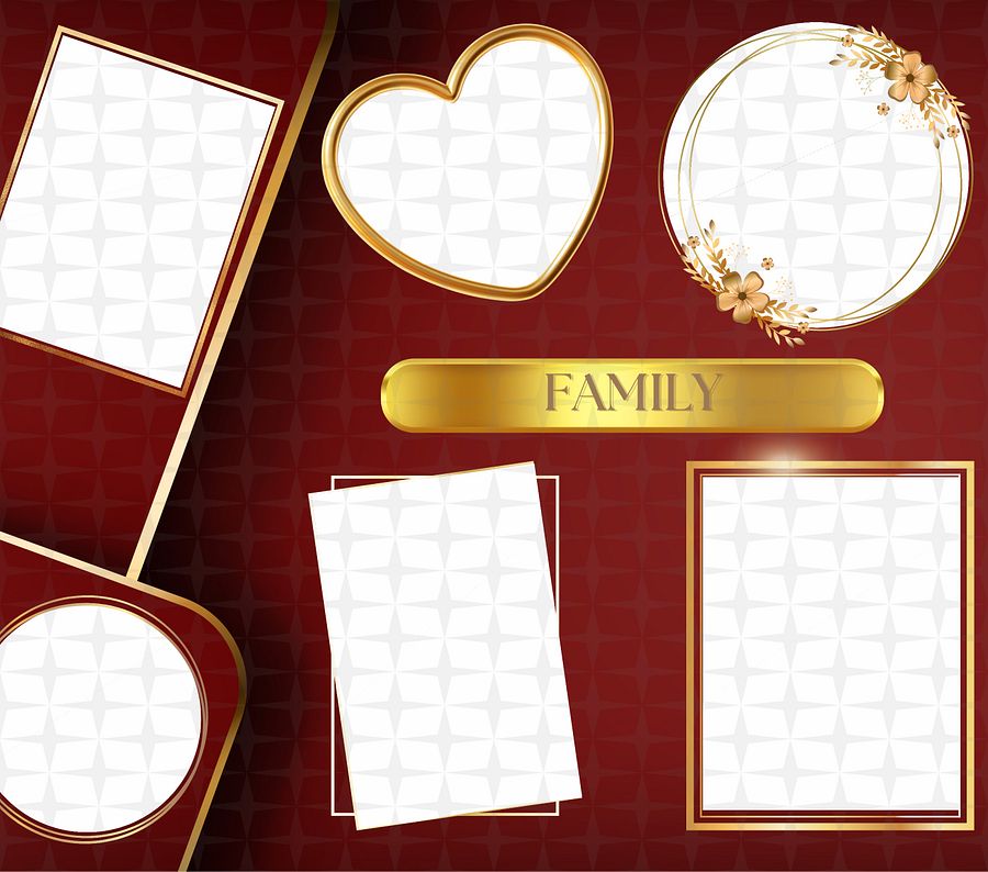 Family Affair Photo Skinny Tumbler Wrap product image (7)