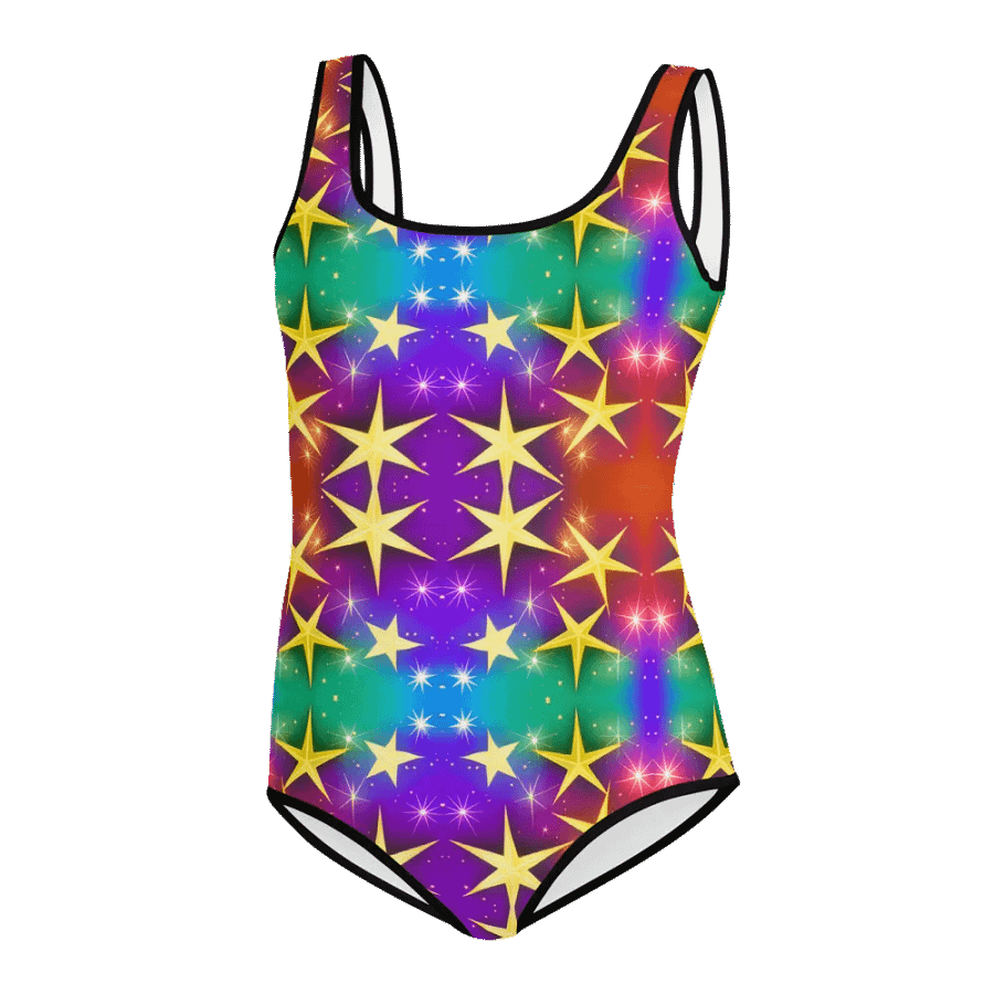 Reach for the Stars: All-Over Print Youth Swimsuit product image (7)