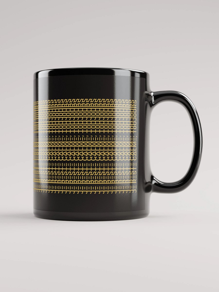Mug Noir Codé Zen Doré - Je Reste Calme Toujours - Cadeau Chic product image (1)