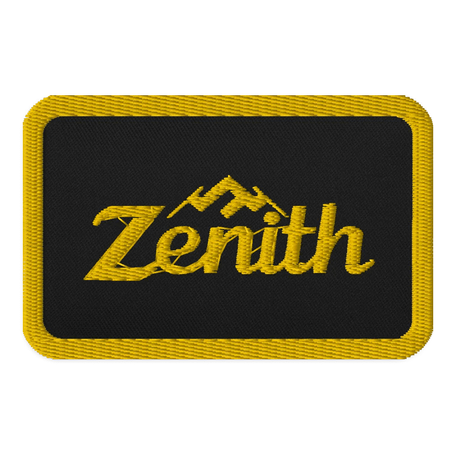 Exclusive ZENITH Embroidered Patches - Black & White Designs product image (3)