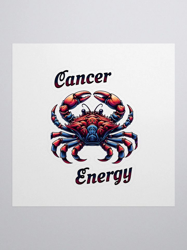Zodiac Sign Cancer Energy Sticker product image (1)