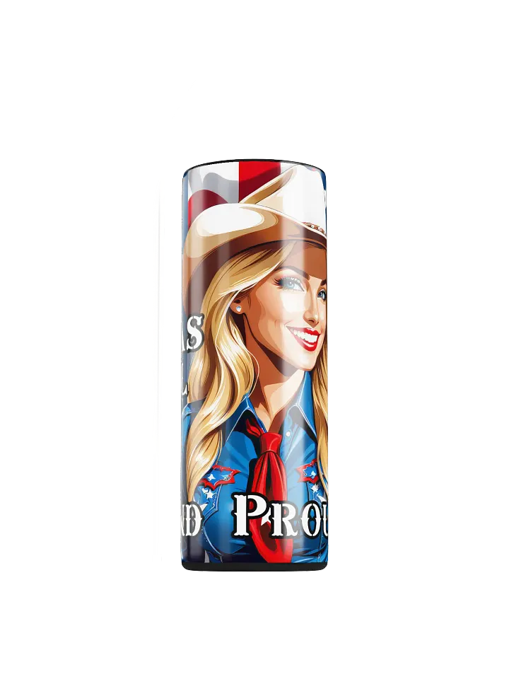 Texas Girl 20 oz Skinny Stainless Steel Tumbler - v3 product image (1)