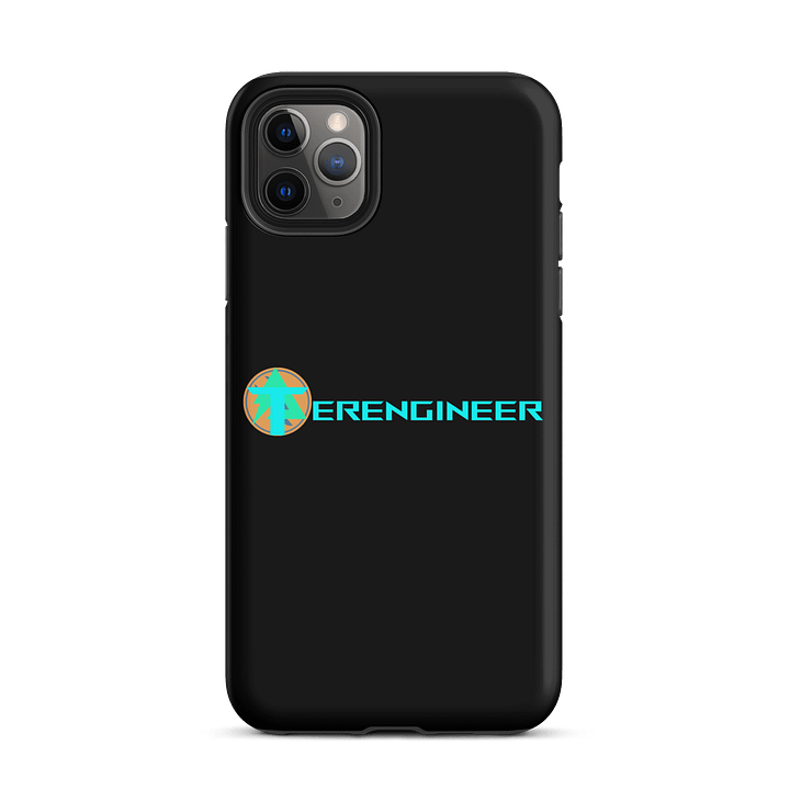 Terengineer Font Tough iPhone Case (Black) product image (2)