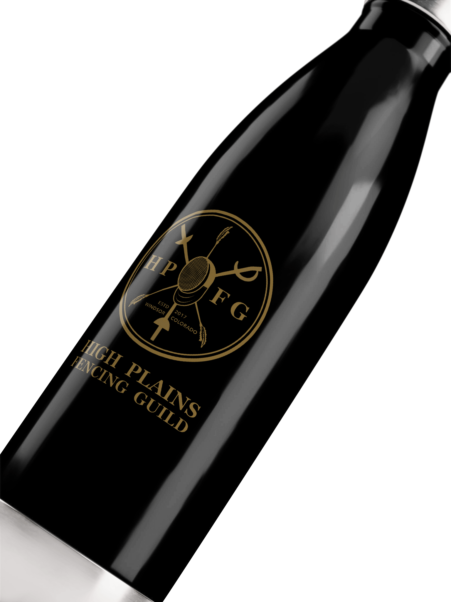 High Plains Fencing Club Stainless Steel Water Bottle product image (10)