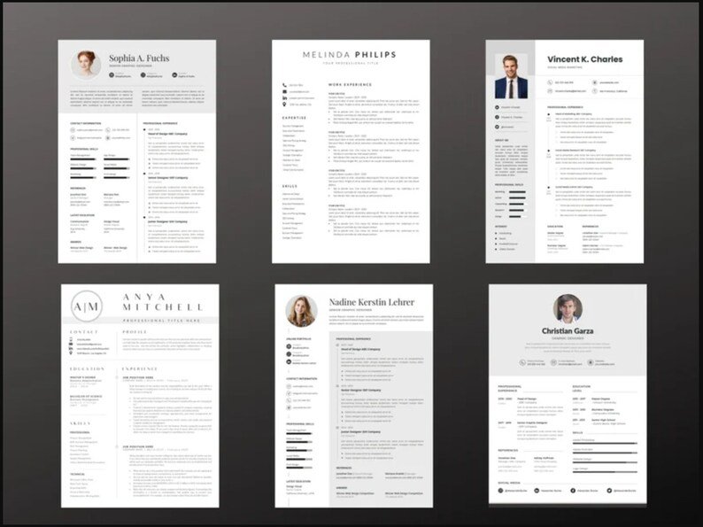 50 Resume Template Bundle product image (4)