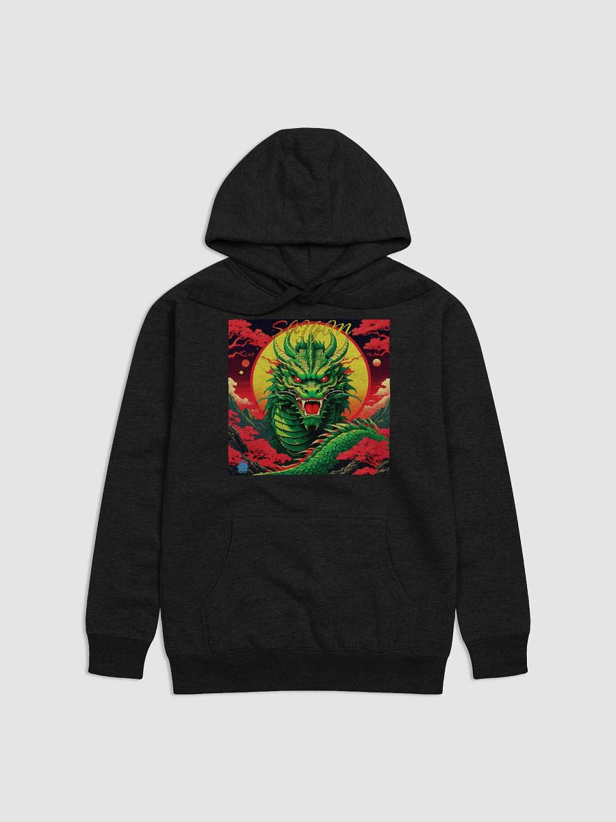 Retro Asian Saigon Dragon Sunrise Unisex Hoodie product image (5)