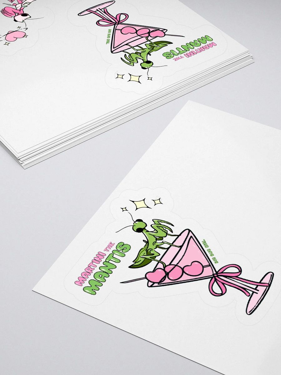 Martini the Mantis Kiss Cut Stickers product image (12)