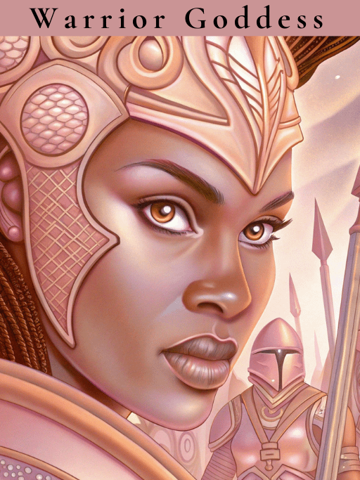 Grace and Strength The Beauty of African Women in Art -Warrior Goddess (Coloring E-book) product image (2)