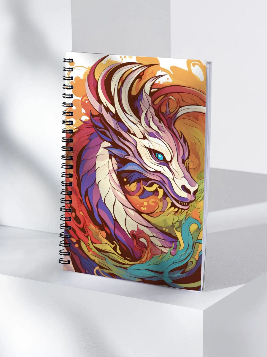Psychedelic Dragon Dreams Spiral Notebook product image (4)