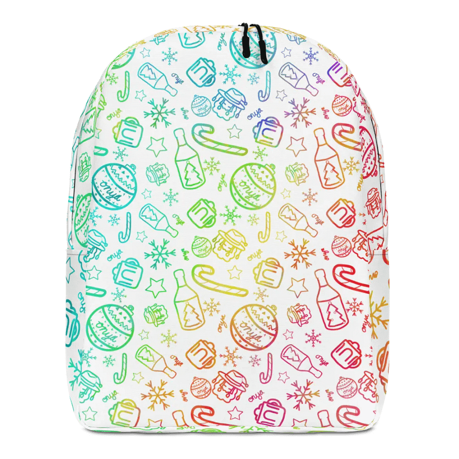 Limited Edition Christmas Rainbow Minimalist Backpack product image (6)