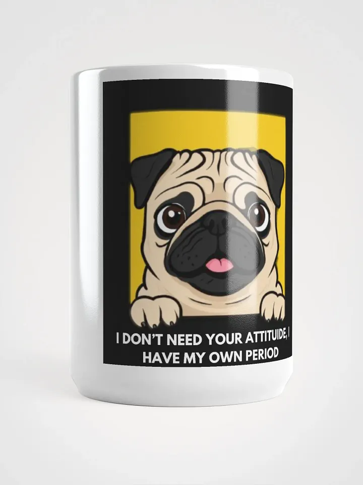 Playful Pug Attitude Mug product image (1)
