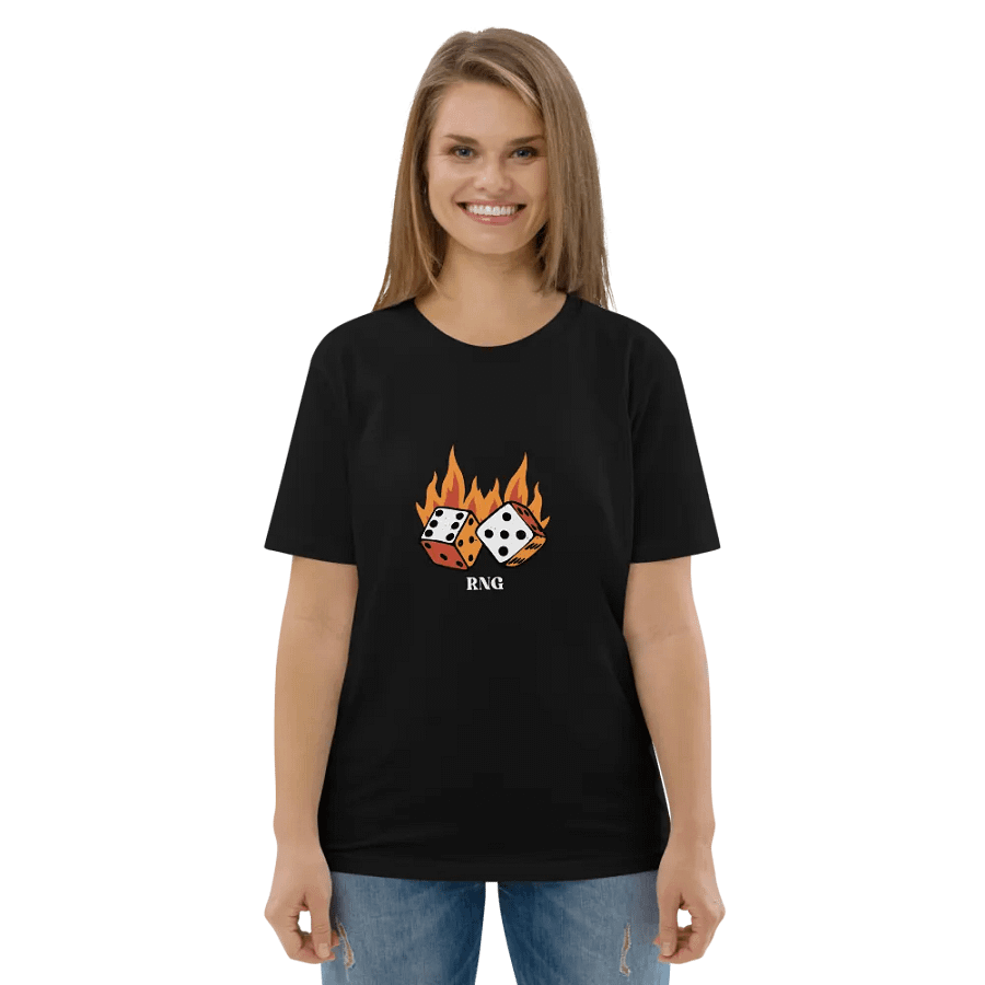 RNG Flaming Dice T-Shirt - 100% cotton product image (9)