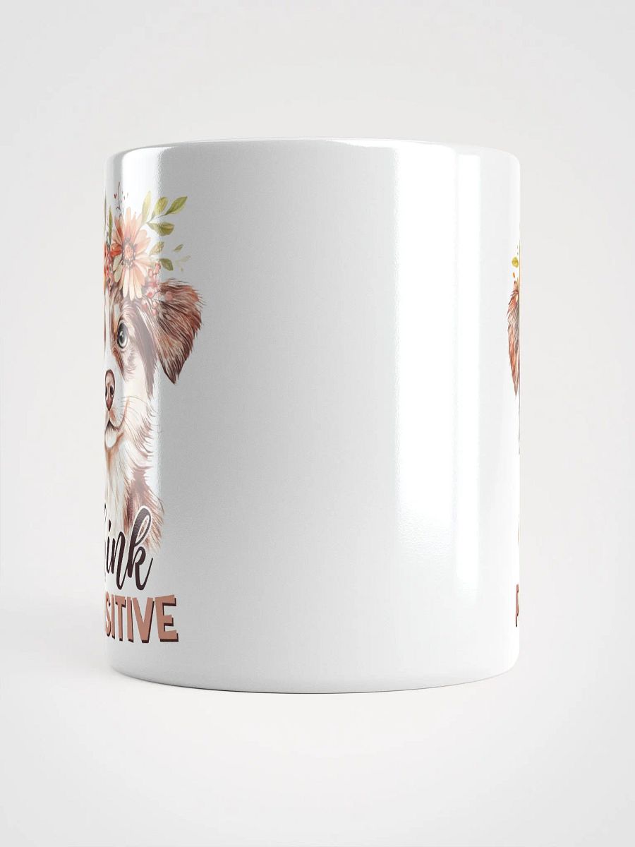 Cute Dog Pawsitive Vibes Glossy Mug product image (5)