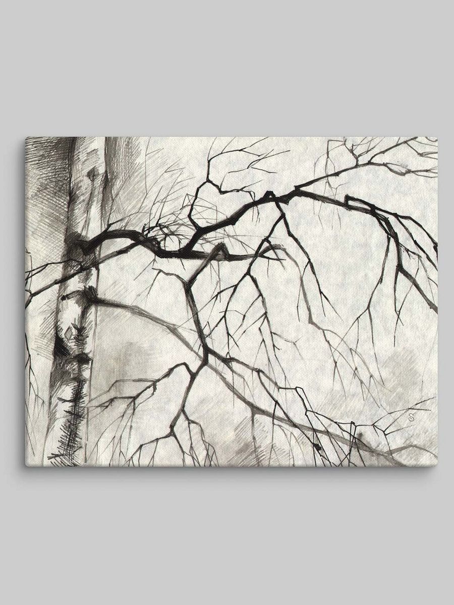 Zen Tree Canvas Art - Birches product image (4)