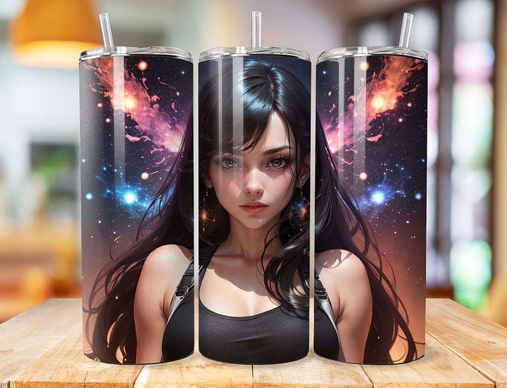 Tifa Lockhart 20 oz Stainless Steel Tumbler – Final Fantasy VII Heroine Design product image (1)