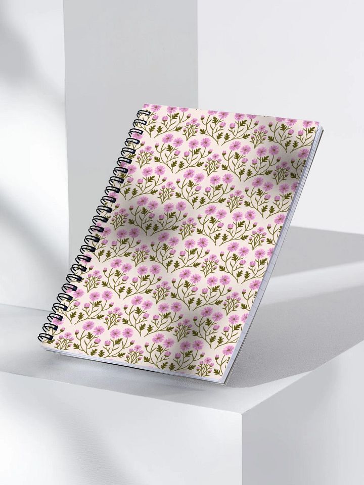 Harmony of Mums - Pink and Green - Spiral Notebook product image (1)