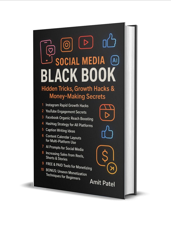 Copy of Social Media Black Book by Amit Patel product image (1)