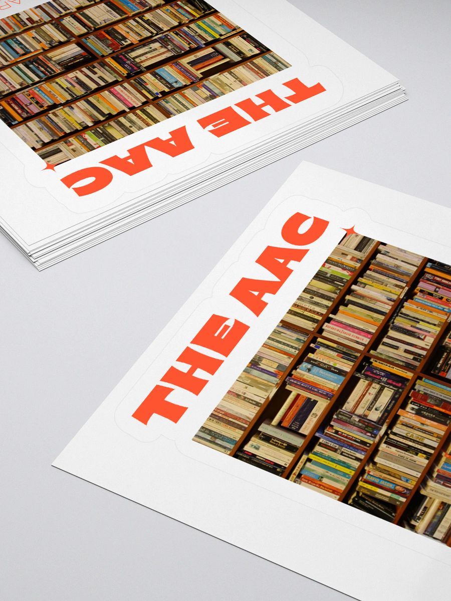 THE ACCESSIBLE ARCHIVIST BOOKSHELF STICKER product image (12)