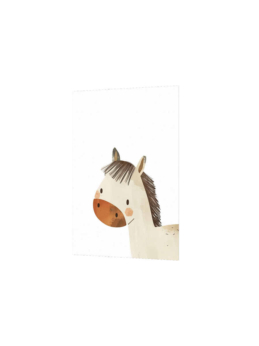 Curious Horse Nursery Wall Print product image (3)