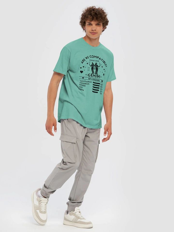 Gemini Zodiac Sign Romantic Compatibility T-Shirt - Light Comfort Colors 1717 product image (66)