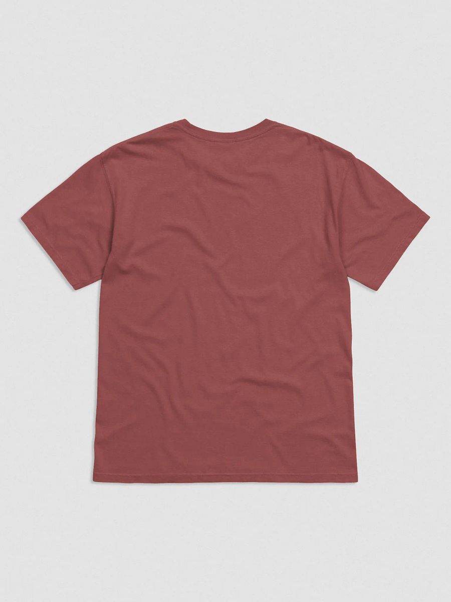 Bubbly and a B*tch embroidered garment-dyed tee (maroon bubble design) product image (2)