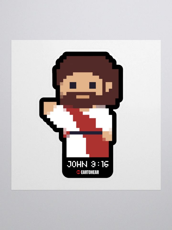 8-Bit Jesus Sticker product image (1)