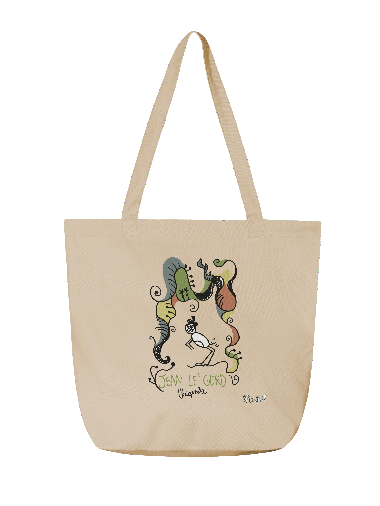 'Jean Le'Gerd' Tote Bag - Pupsies! product image (2)