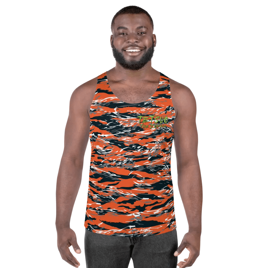 Tiger Camo Sublimated Tank Top product image (5)