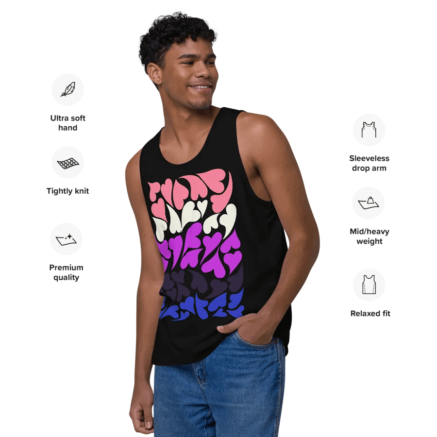 Nestled PRIDE Genderfluid Tank Top product image (15)