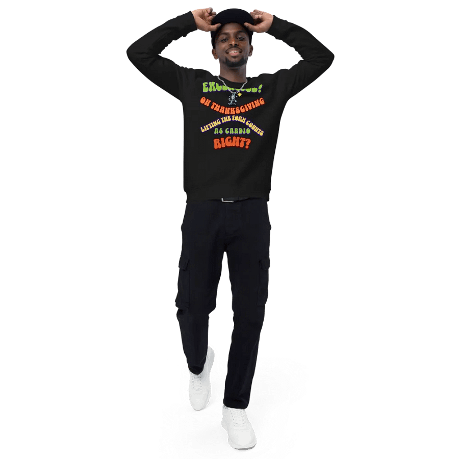 Fork Lift Thanksgiving Raglan Sweatshirt product image (6)
