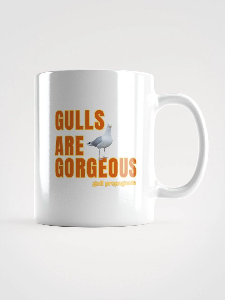 Gulls are Gorgeous - Gull Propaganda Glossy White Mug product image (2)