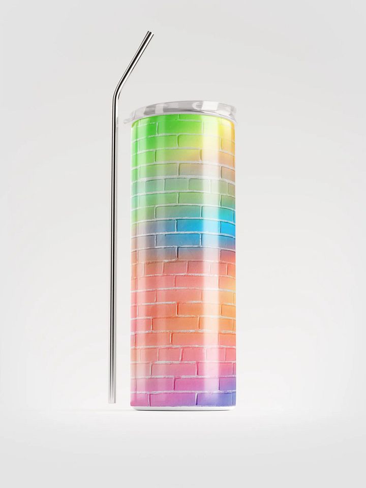 Rainbow Brick Stainless Steel Tumbler product image (1)