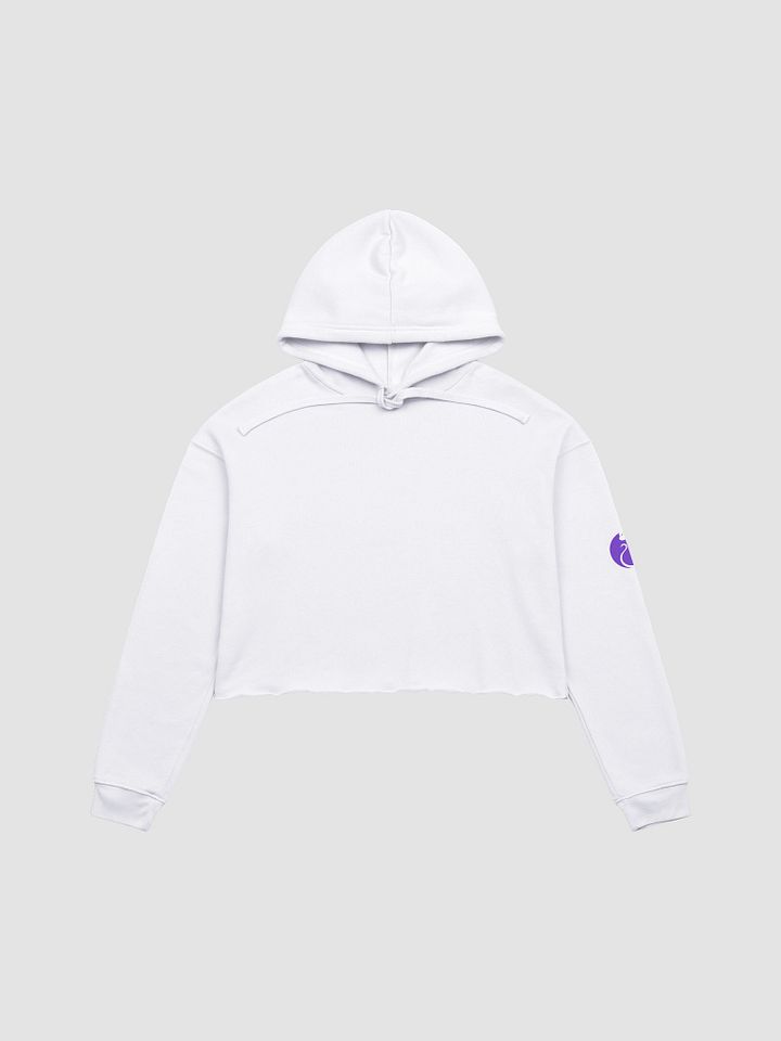 KawaiiKitten Essential Super White Crop Hoodie product image (29)