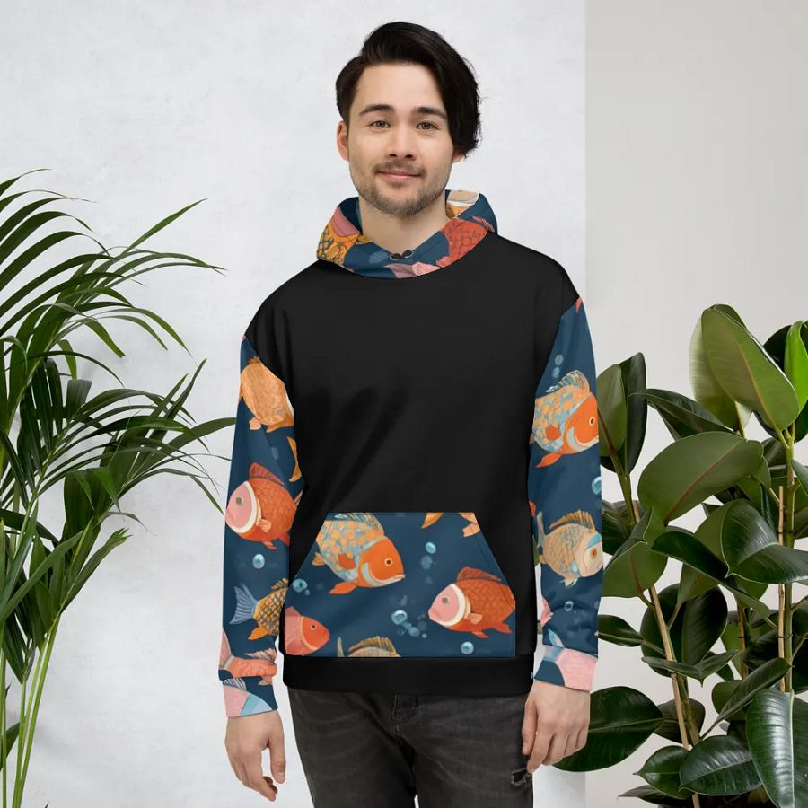 Colorful Fish Unisex Hoodie product image (4)