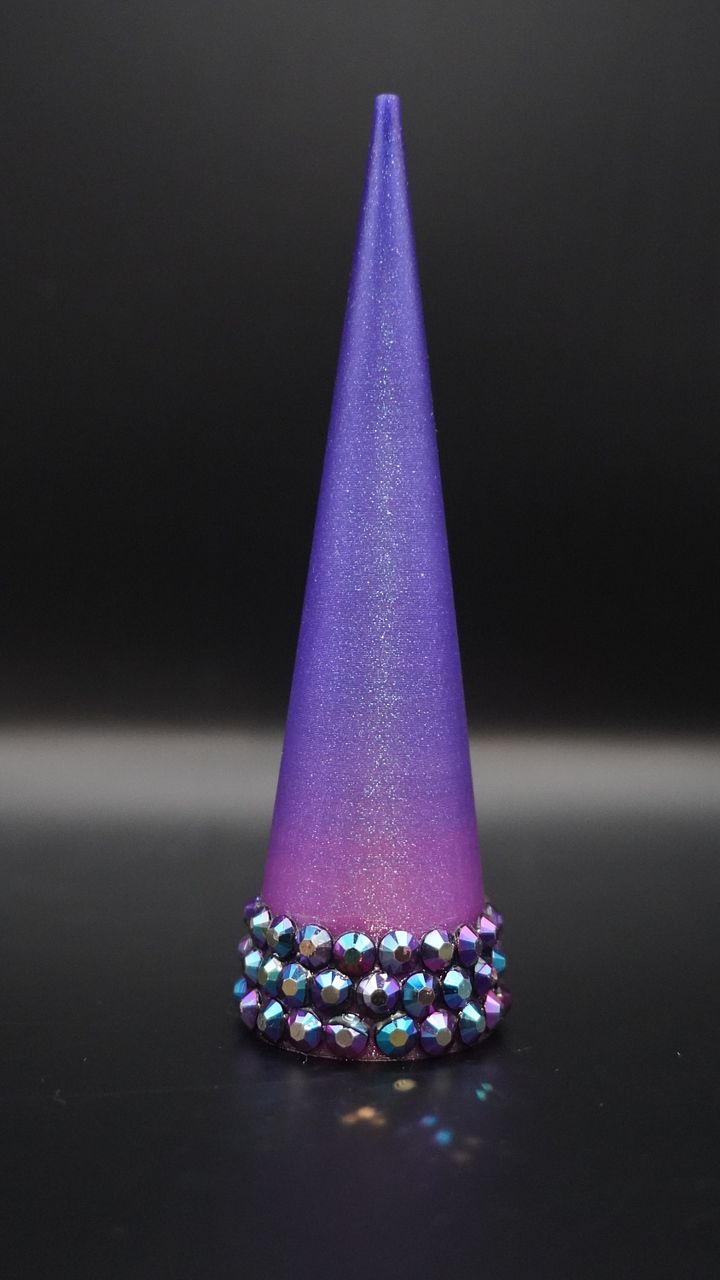 Midnight Purple 3d Printed Ring Cones product image (2)