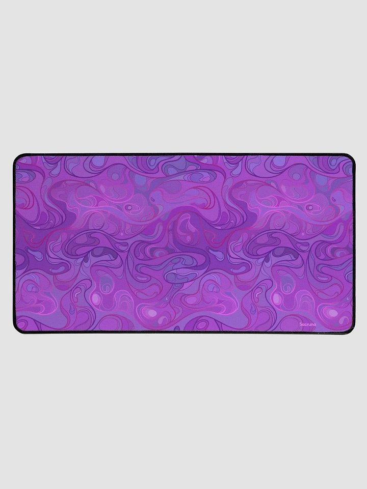 PURPLE SWIRL - Desk mat 15.5 x 31