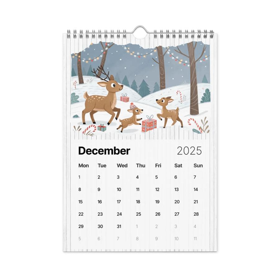 ADORABLE ANIMALS WALL CALENDAR 2025 product image (4)