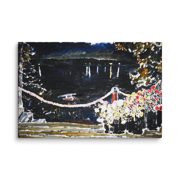 Night View from Camano 1987 on Canvas product image (2)