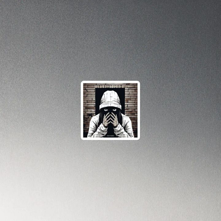 PREMIUM VINYL MAGNET ⚫️ Crow Man's Pensive Reverie product image (4)