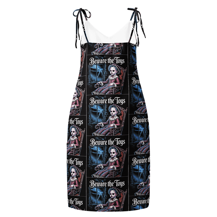 Midnight Veil Designs 'Beware the Toys' Slip Midi Chiffon Dress (XS-2XL) product image (2)