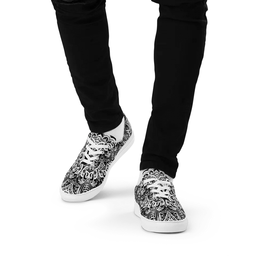 Mandalic Symmetry Canvas Shoes product image (4)